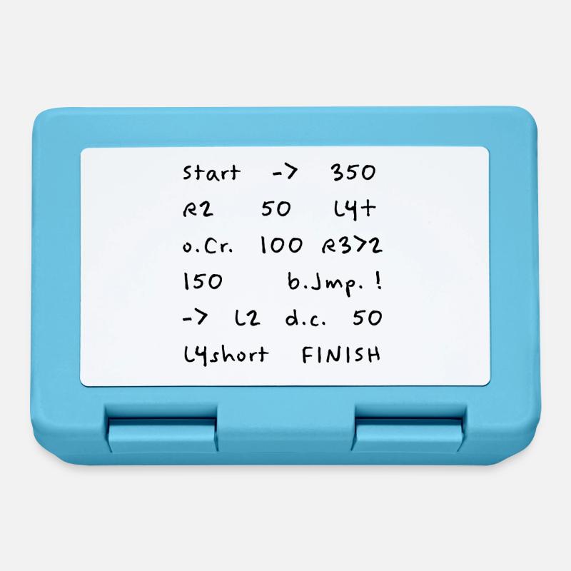 Pacenotes - Prayer Book - Notes - Rally - Lunchbox - sapphire blue