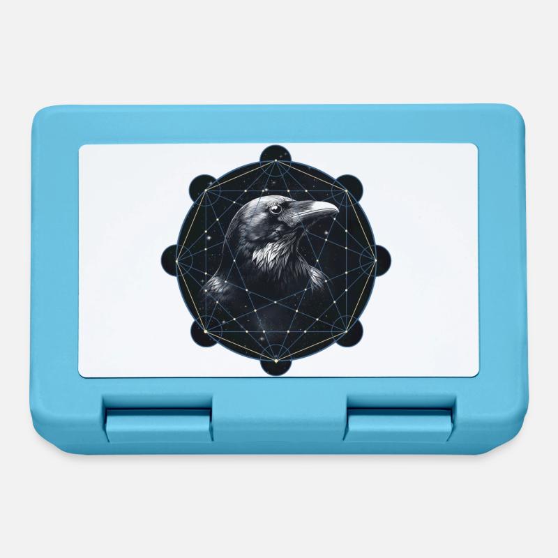 Raven Mythology - Lunchbox - sapphire blue