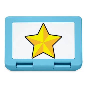 3D Stern | 3D Star | Dimension - Lunchbox - sapphire blue - Front