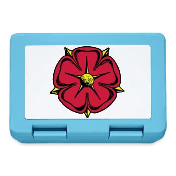 Lippische Rose - Brotdose - Saphirblau - Vorne
