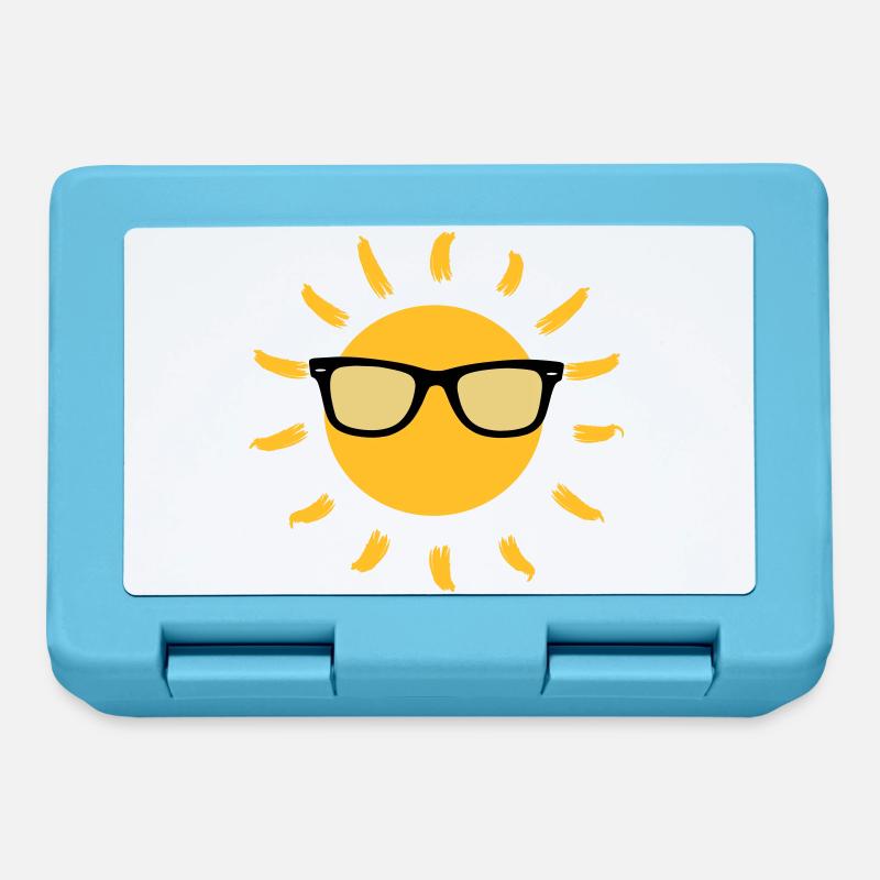 Summer / Sonne / Eté / Holidays / Sun / Soleil - Lunchbox - sapphire blue