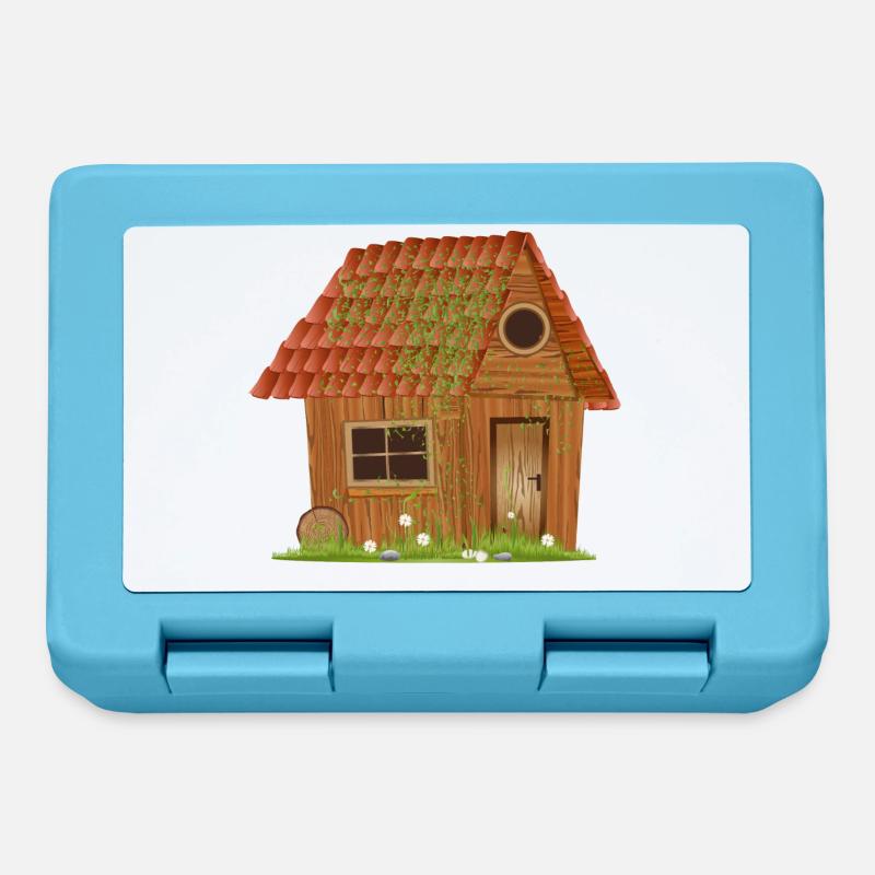 petite petite cabane de vent - Boîte à goûter - bleu saphir