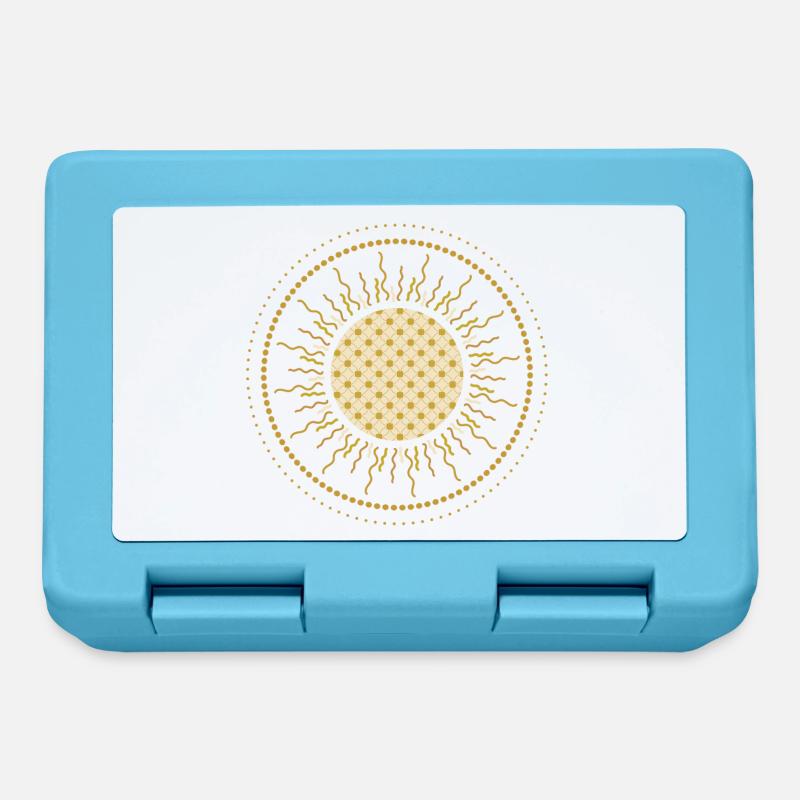Méditation - Soleil - rayonner hors de vous-même - Boîte à goûter - bleu saphir
