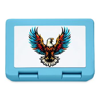 Adler - Brotdose - Saphirblau - Vorne