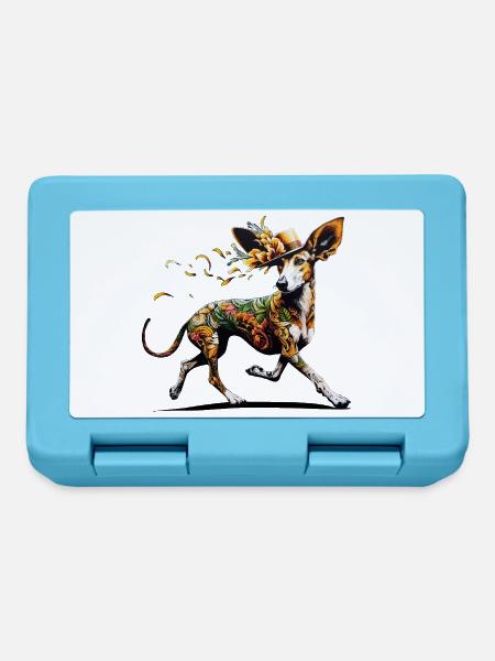 Flower podenco - Lunchbox - sapphire blue