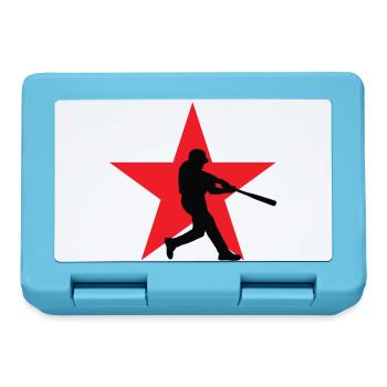 Baseball – Sport - Brotdose - Saphirblau - Vorne