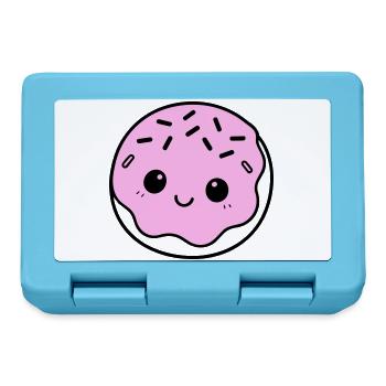 Donut Cute - Brotdose - Saphirblau - Vorne