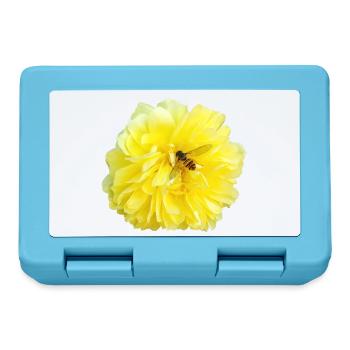 Yellow_Rose_-_Bee_Nature_Photography - Lunchbox - sapphire blue - Front