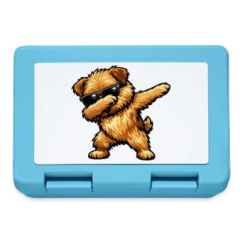 Tapping du Norfolk Terrier dans un style comique - Boîte à goûter - bleu saphir - Devant