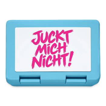 Juckt mich nicht - Cooler Spruch - Brotdose - Saphirblau - Vorne