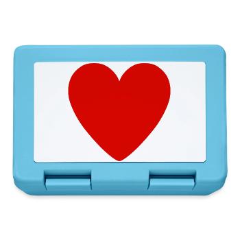 Crimson Heart Emblem - Brotdose - Saphirblau - Vorne
