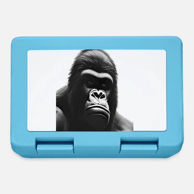 Silverback Gorilla - Lunchbox - sapphire blue
