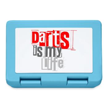Dart, Darts c’est ma vie 1 - Boîte à goûter - bleu saphir - Devant