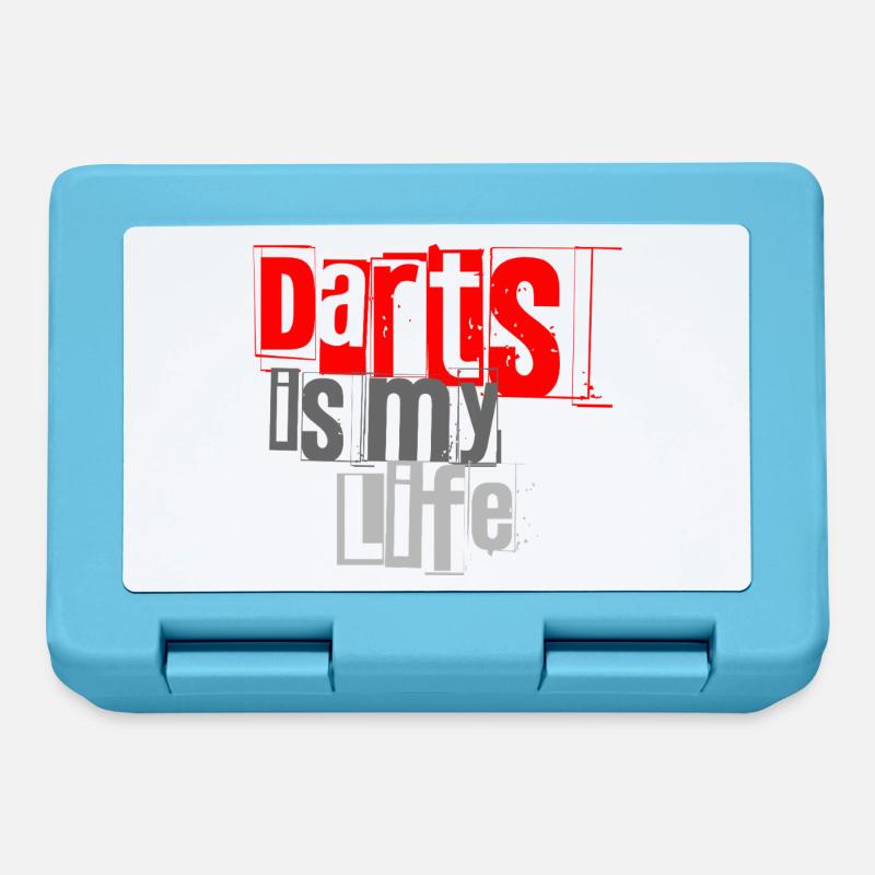 Dart,Darts is my Life 1 - Lunchbox - sapphire blue
