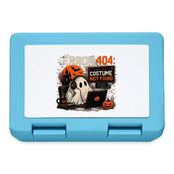 Error 404: Costume Not Found – Halloween Ghost - Brotdose - Saphirblau - Vorne