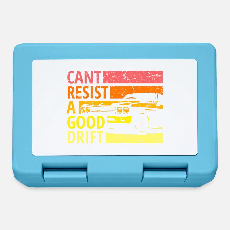 Cant resist a drift, Drift, Drive - Lunchbox - sapphire blue