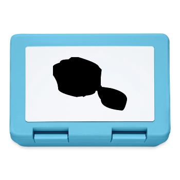 tahiti map - Boîte à goûter - bleu saphir - Devant