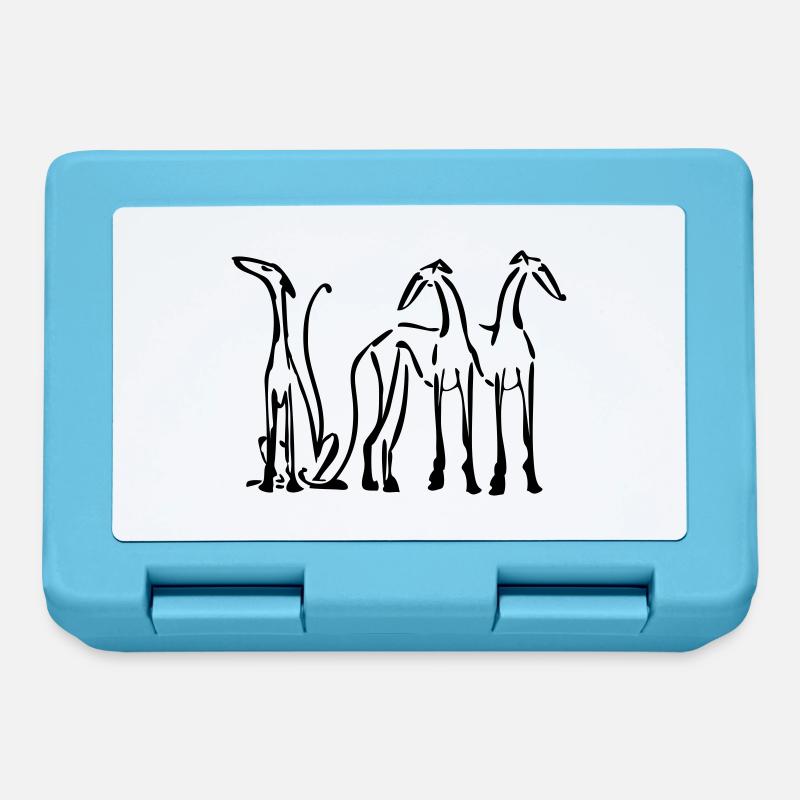3 sighthounds - Lunchbox - sapphire blue