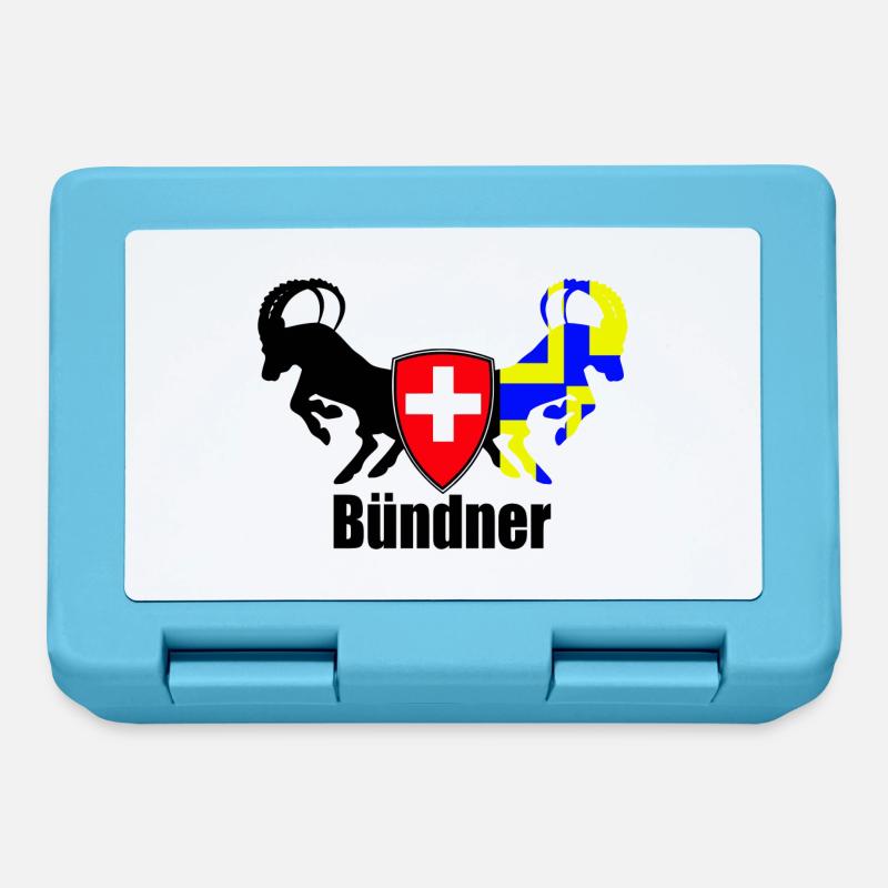 bündner - Brotdose - Saphirblau