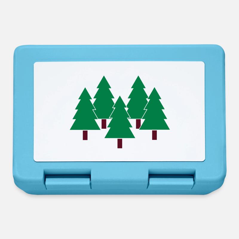 Tree - Lunchbox - sapphire blue