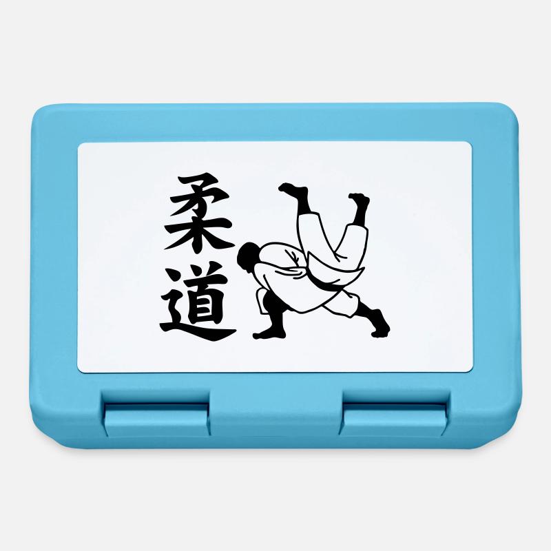 judo - Boîte à goûter - bleu saphir