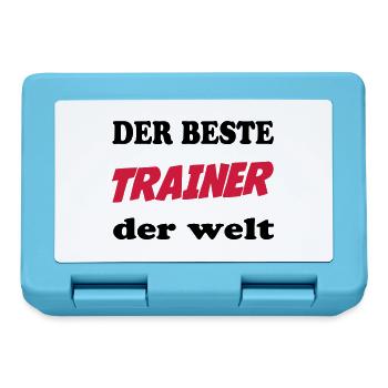 Der beste trainer der welt - Brotdose - Saphirblau - Vorne