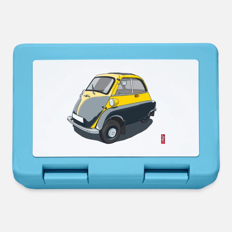 Oldtimer Isetta - Brotdose - Saphirblau