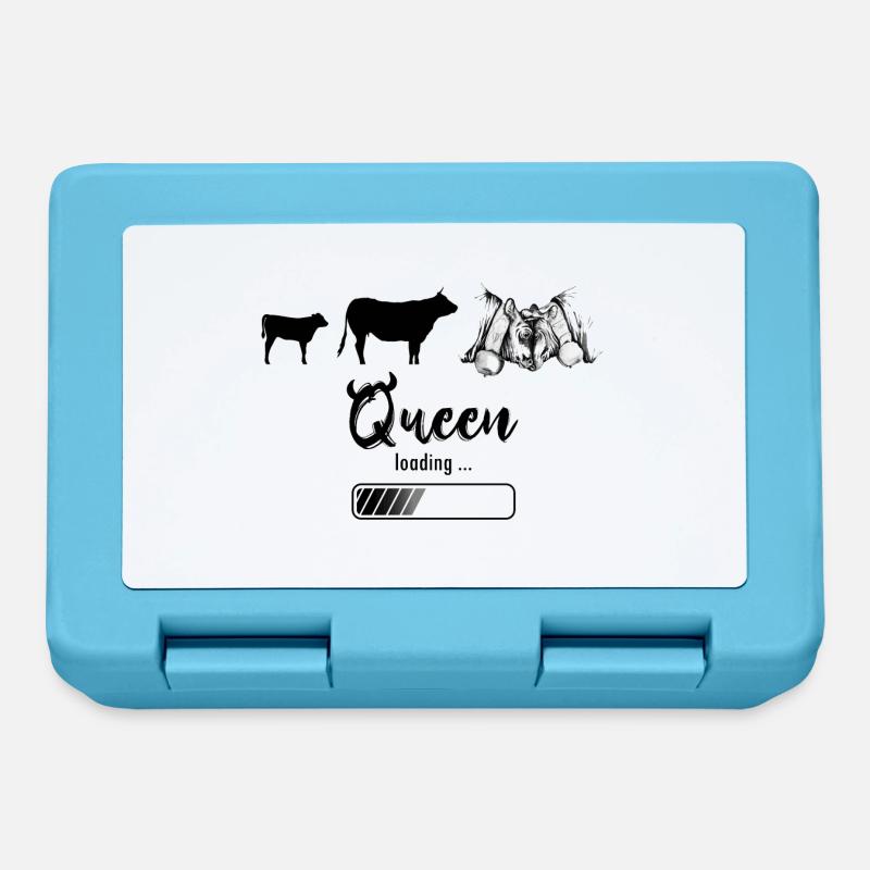 Vache d'herens, eringer, queen loading - Boîte à goûter - bleu saphir