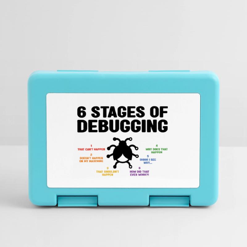 6 Stages Of Debugging Coder Programmer Software De Brotdose