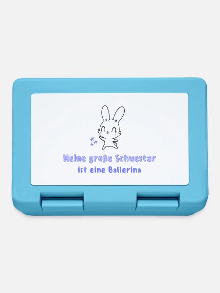 Meine beste Freundin ist eine Ballerina - Brotdose - Saphirblau