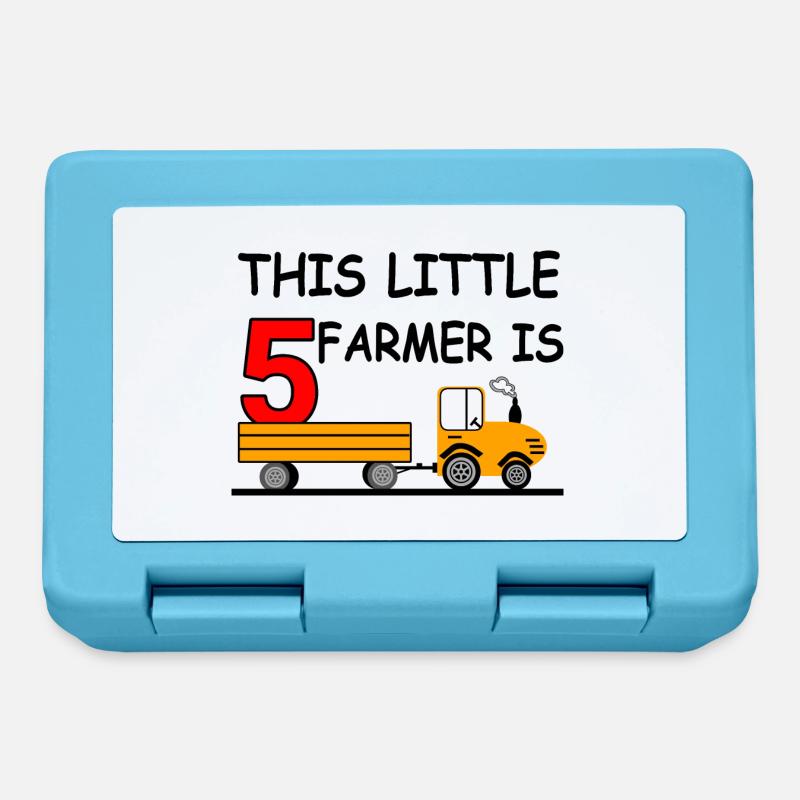 Tractor - Lunchbox - sapphire blue