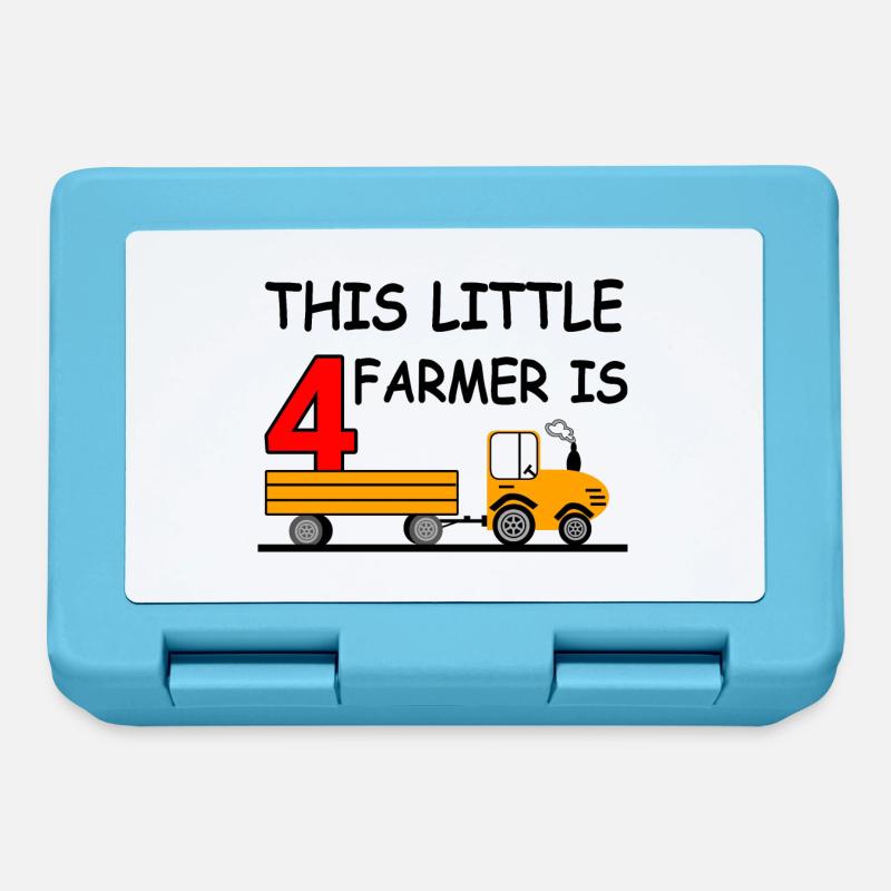 Tractor - Lunchbox - sapphire blue