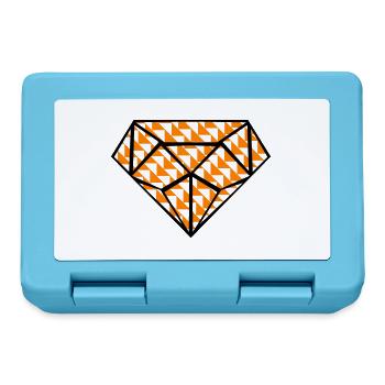 diamond design art 2 - Brotdose - Saphirblau - Vorne