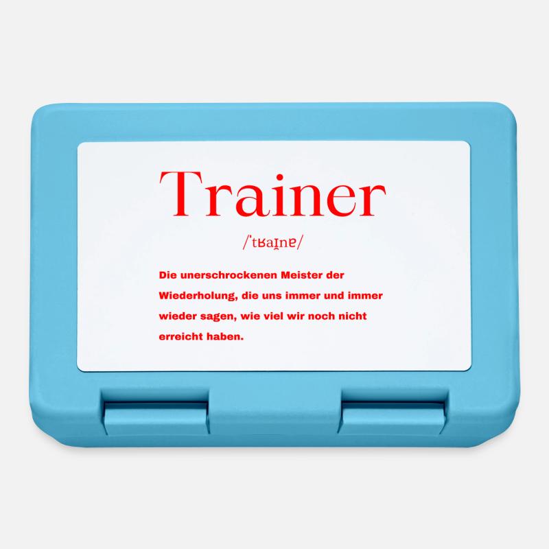 Trainer Definition - Brotdose - Saphirblau