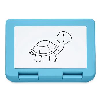 turtle - Lunchbox - sapphire blue - Front