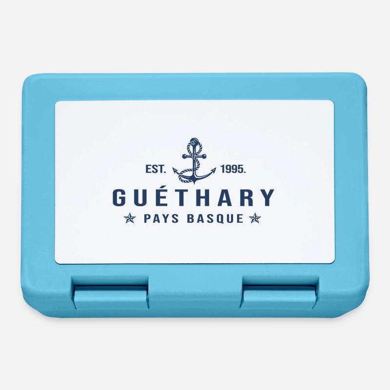 Guéthary cadeau cool Guethary pays basque - Boîte à goûter - bleu saphir