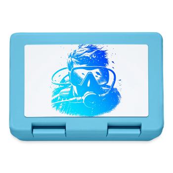 Plongeur Plongeur Plongée Libre Plongée Homme Plongée sous-marine - Boîte à goûter - bleu saphir - Devant