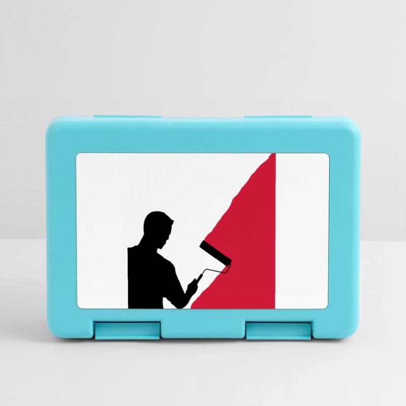 Painter and painter - vector Lunchbox