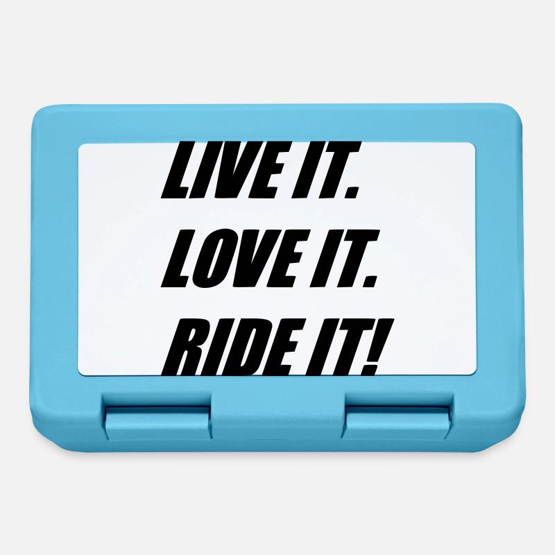 EN DIRECT RIDE LOVE - Boîte à goûter - bleu saphir