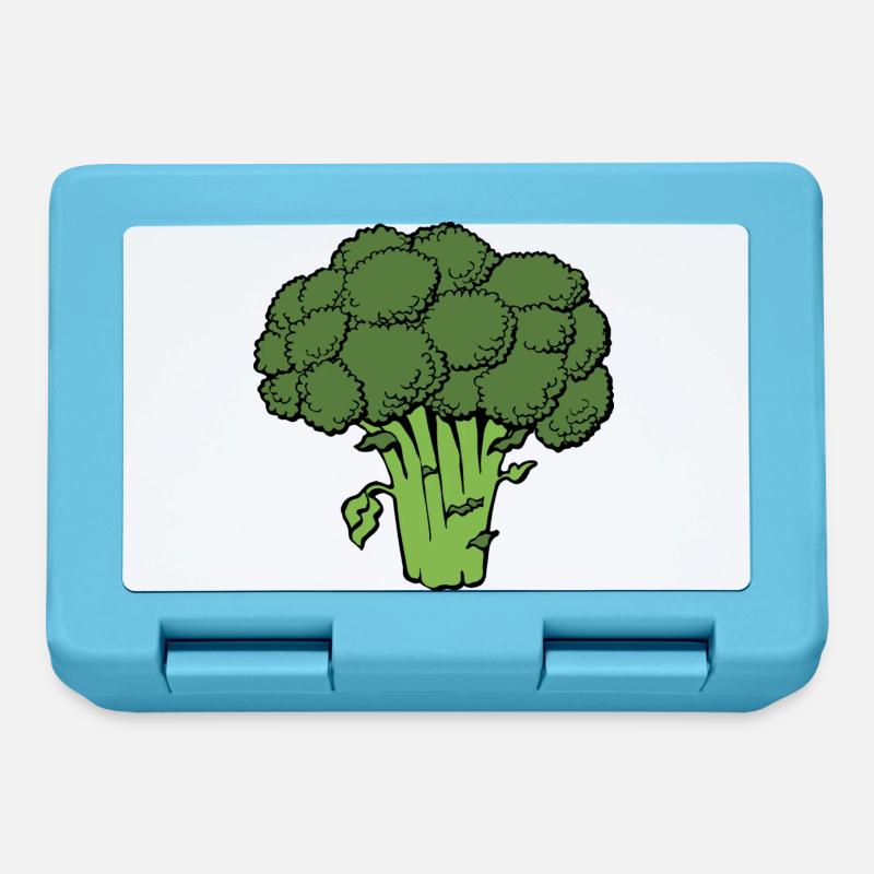broccoli - Brotdose - Saphirblau