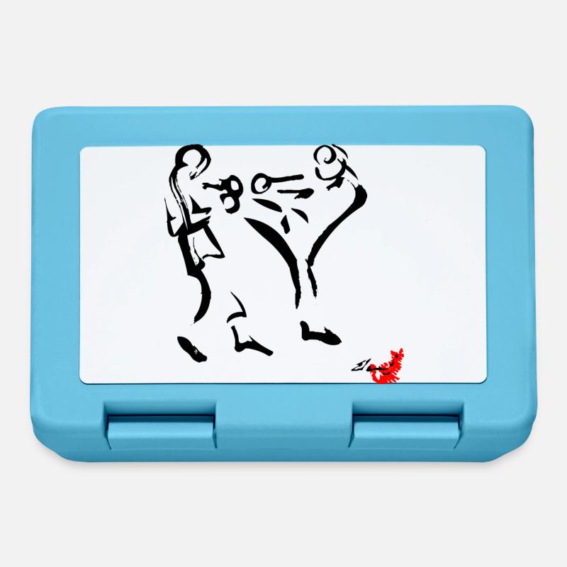 MUAY THAI, BOXE THAI, BOXE THAI, - Boîte à goûter - bleu saphir