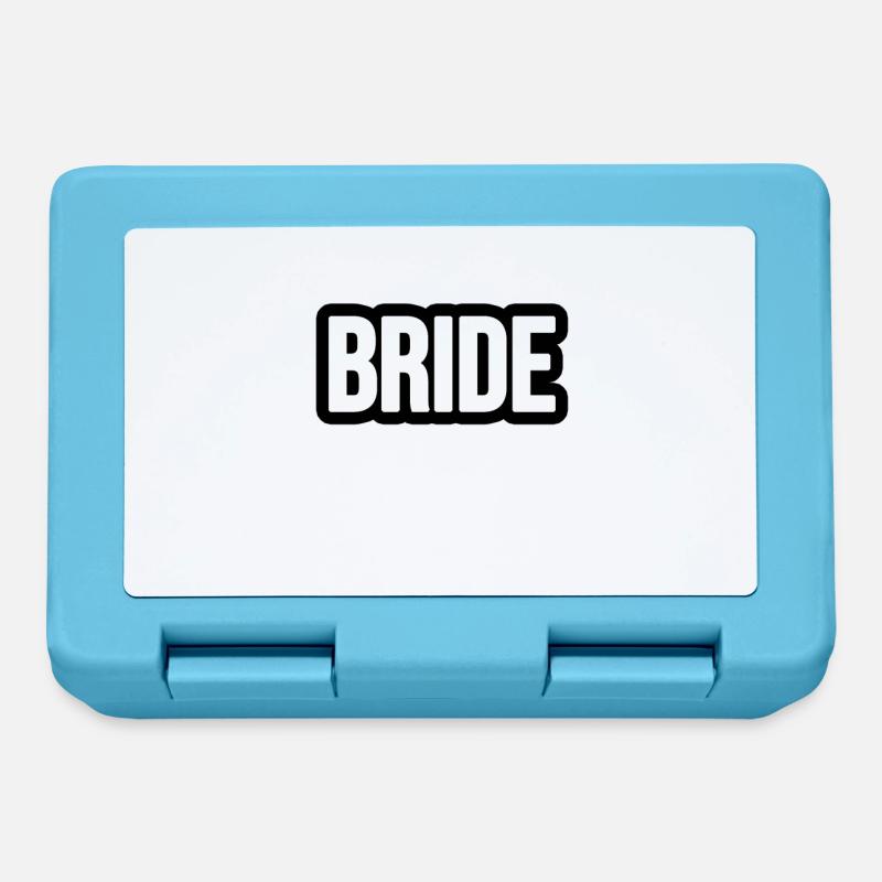 Bride - Braut - Lunchbox - sapphire blue