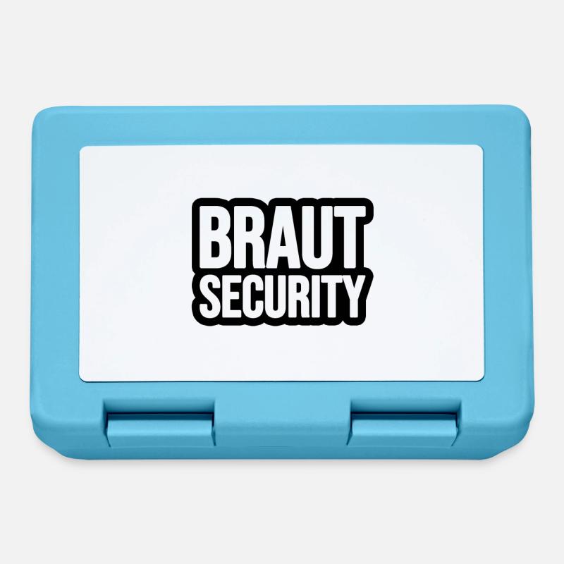 Braut Security - Brotdose - Saphirblau