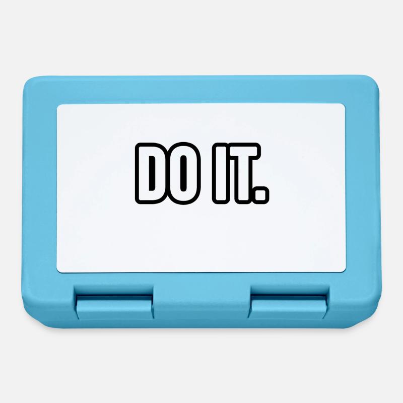 Do it. - Brotdose - Saphirblau
