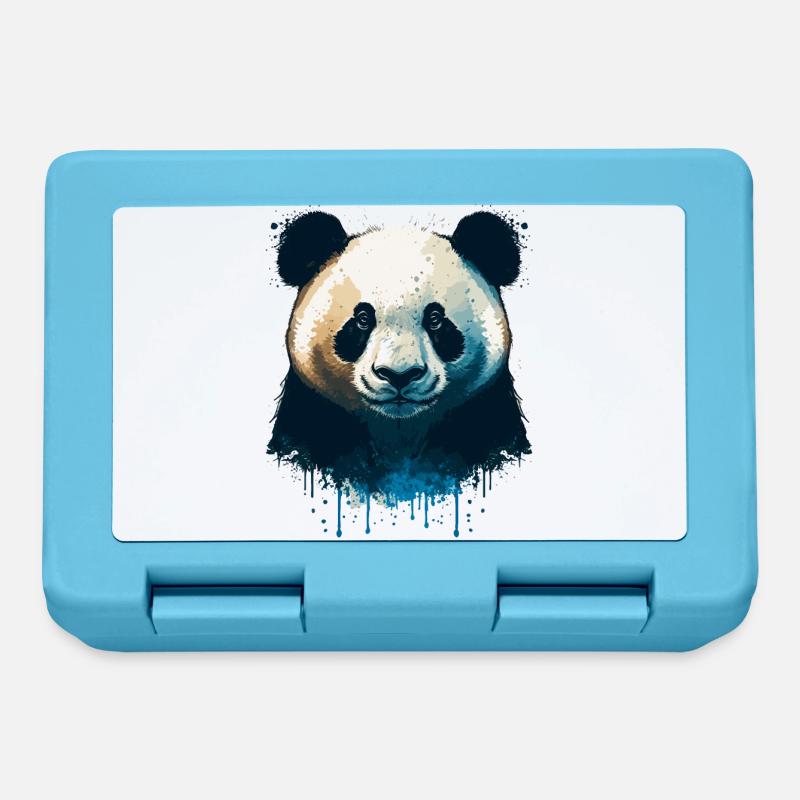 Panda Panda - Brotdose - Saphirblau
