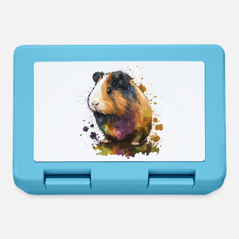 Hamster Illustration - Boîte à goûter - bleu saphir