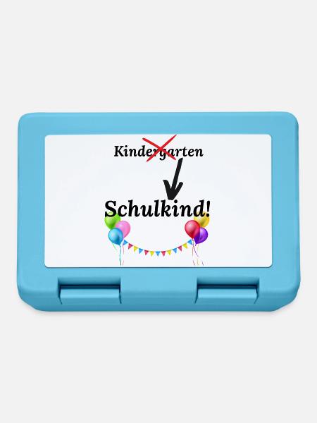 Schulkind - Brotdose - Saphirblau