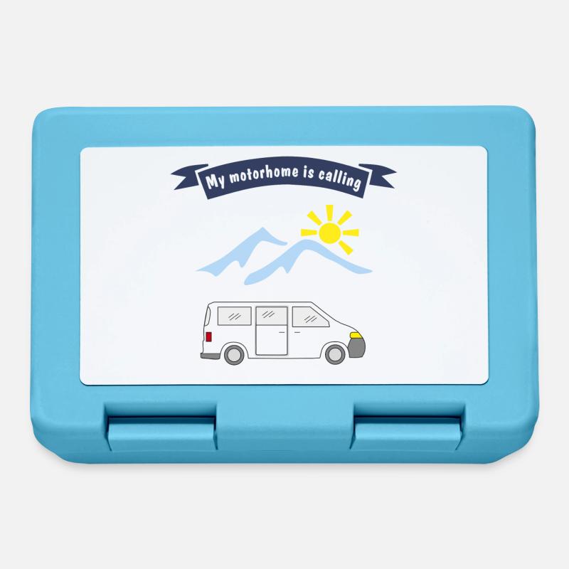 motorhome is calling - Lunchbox - sapphire blue