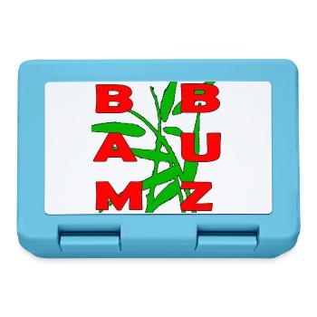 Bambuz merch - Brotdose - Saphirblau - Vorne