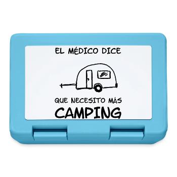 el medico dice - Brotdose - Saphirblau - Vorne